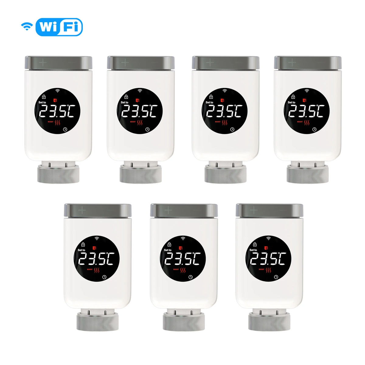 Vanne Thermostatique Connectée WiFi & ZigBee™