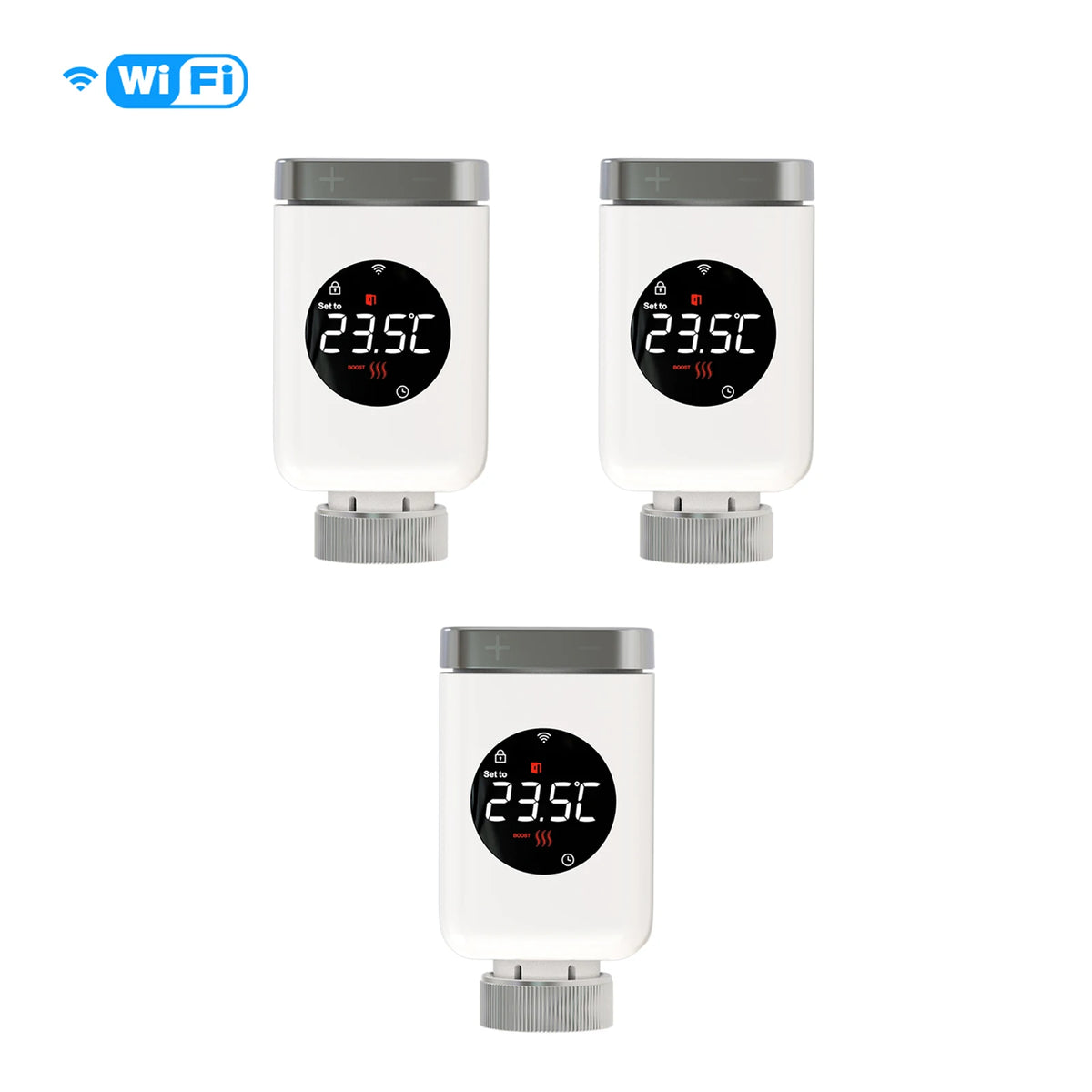 Vanne Thermostatique Connectée WiFi & ZigBee™