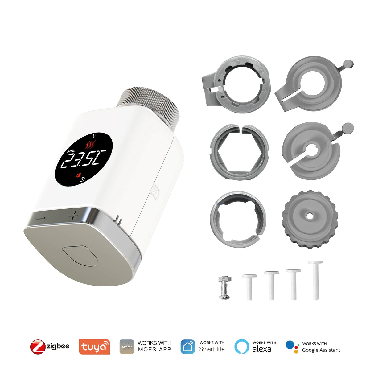 Vanne Thermostatique Connectée WiFi & ZigBee™