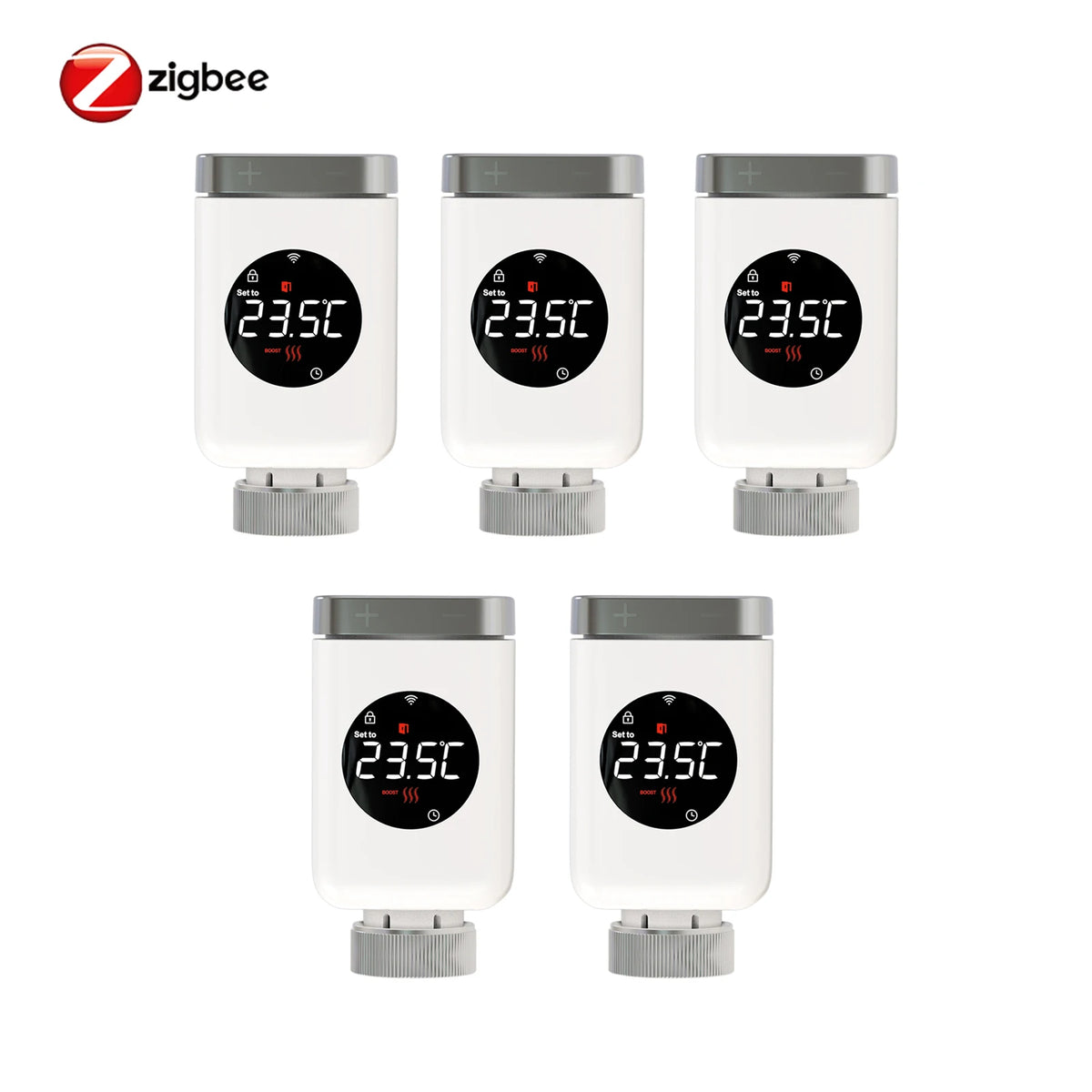 Vanne Thermostatique Connectée WiFi & ZigBee™