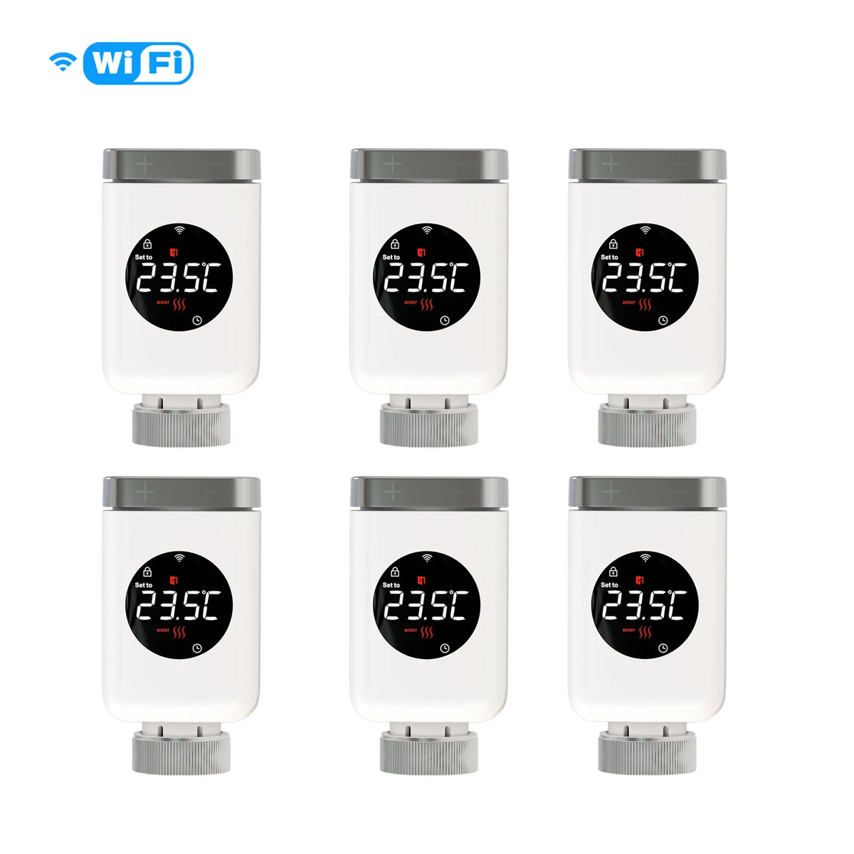 Vanne Thermostatique Connectée WiFi & ZigBee™