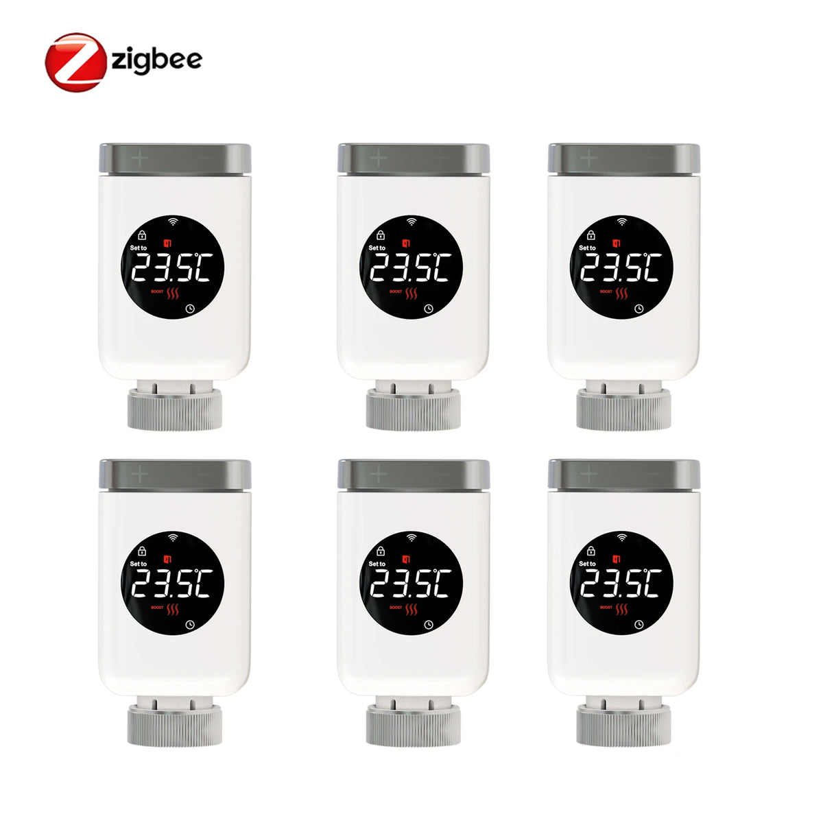 Vanne Thermostatique Connectée WiFi & ZigBee™