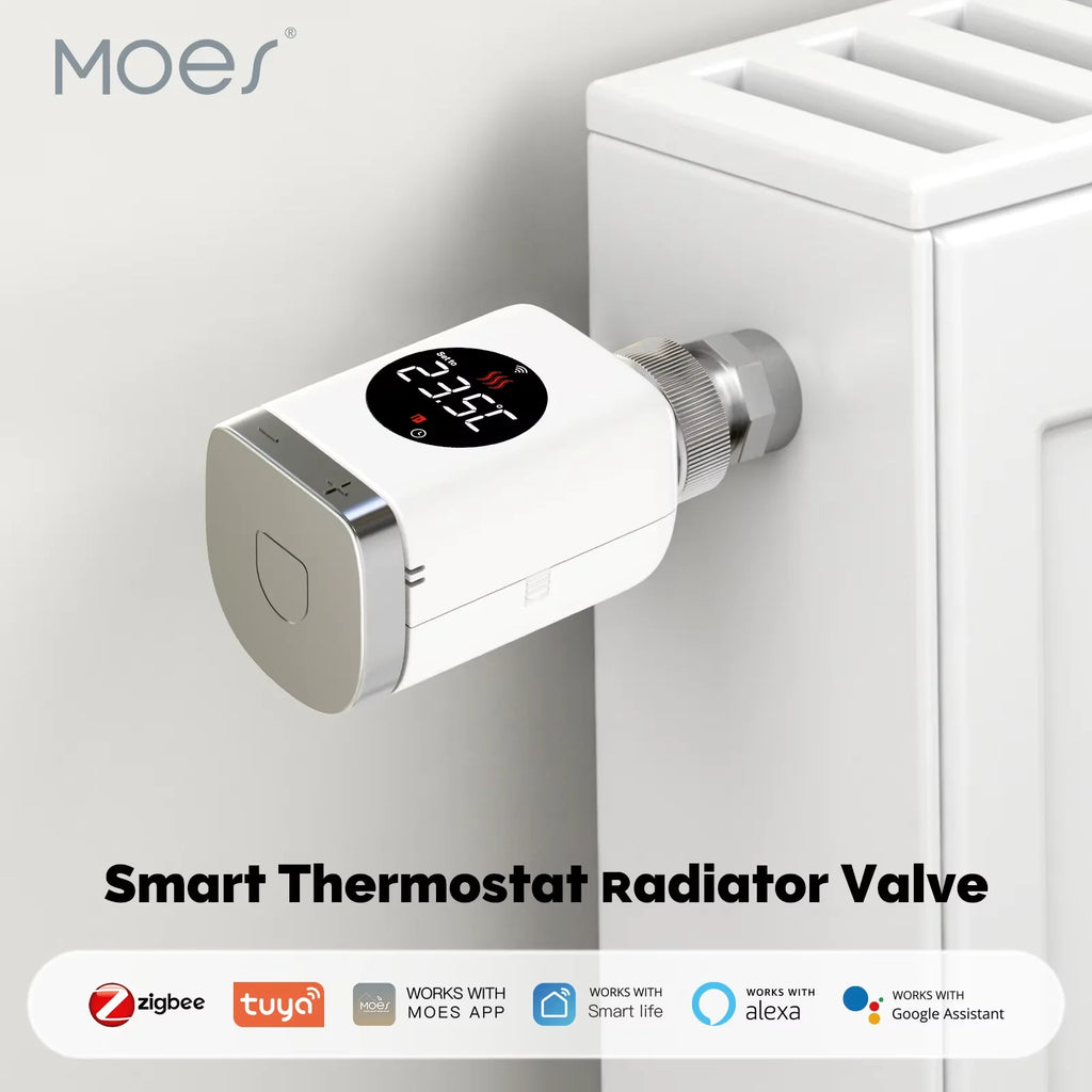 Vanne Thermostatique Connectée WiFi & ZigBee™