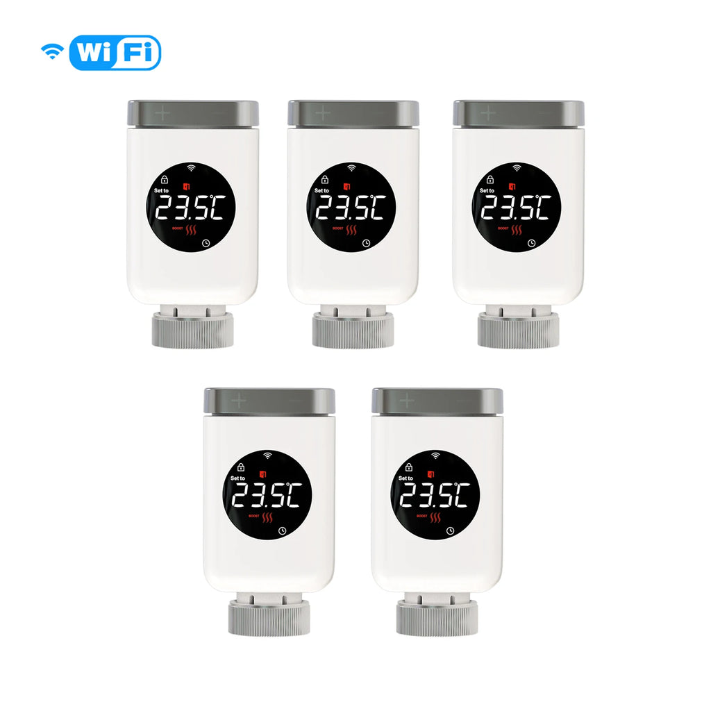 Vanne Thermostatique Connectée WiFi & ZigBee™