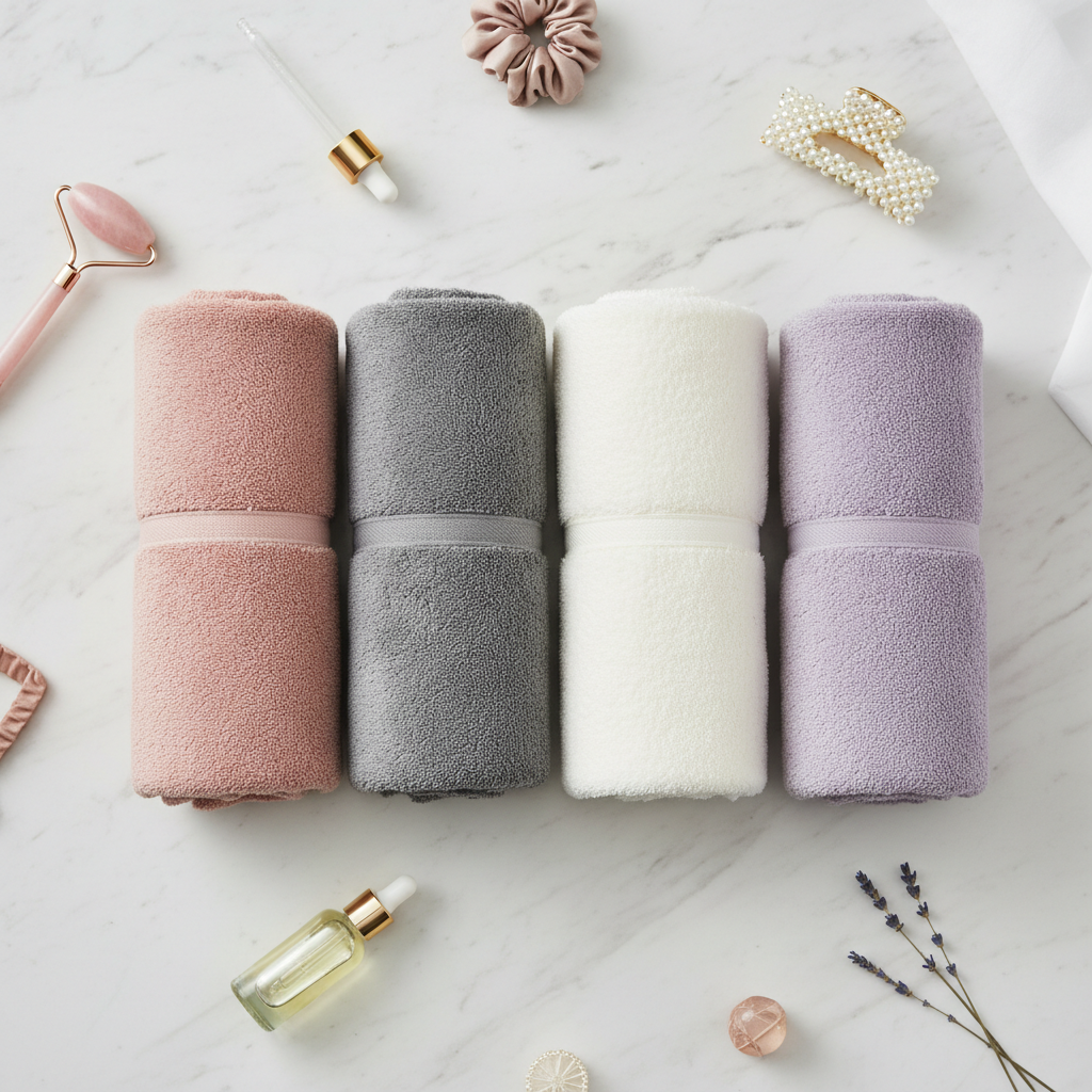 Serviettes microfibre en plusieurs coloris