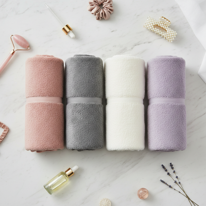 Serviettes microfibre en plusieurs coloris