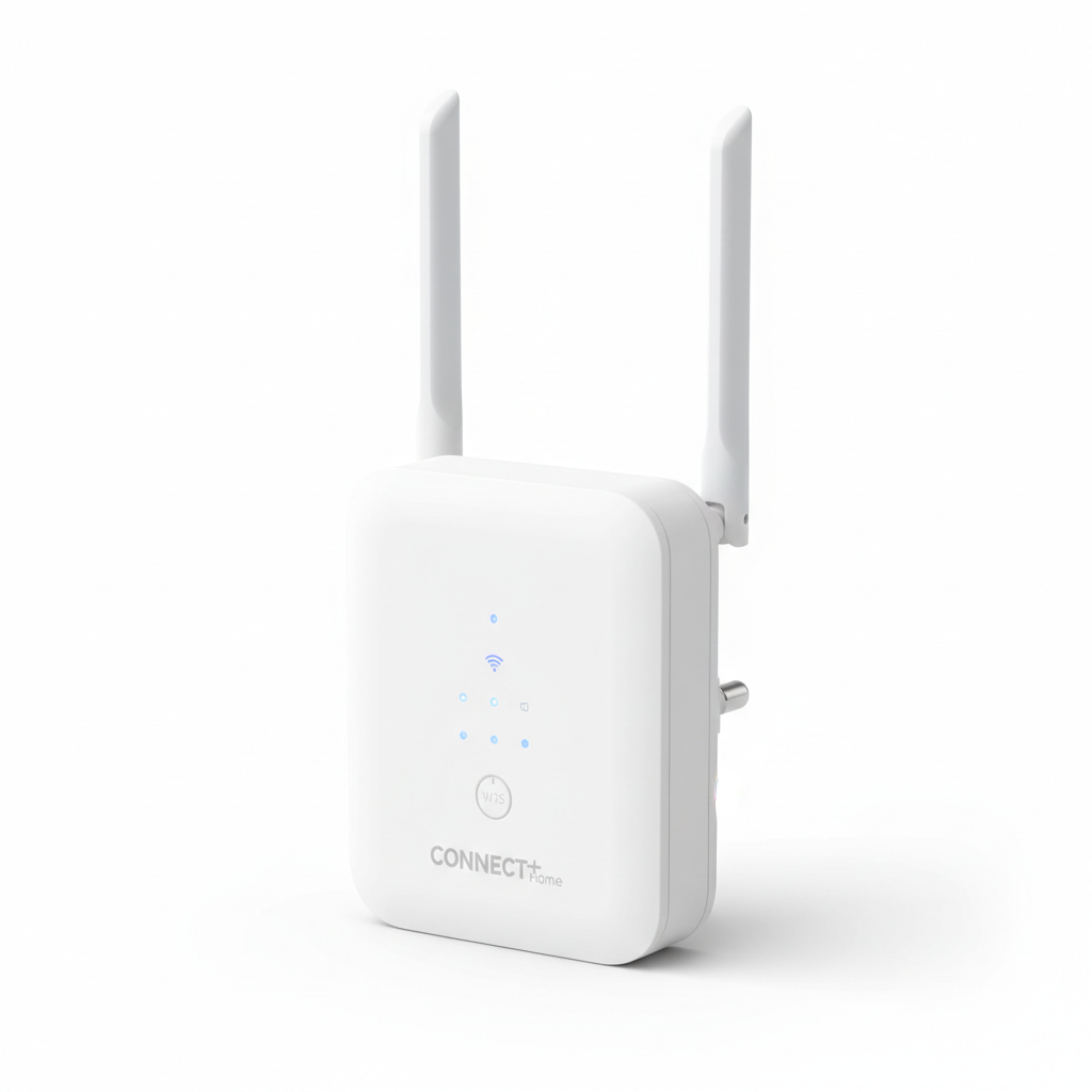 Répéteur WiFi fond blanc