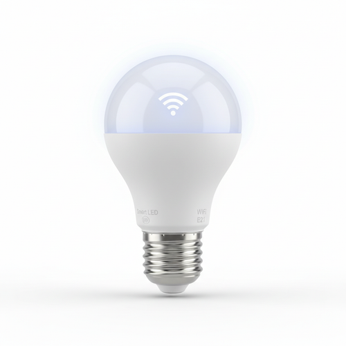 Ampoule LED fond blanc